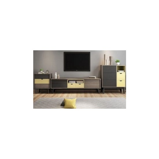 Kệ tivi gỗ sồi Nga AG-01