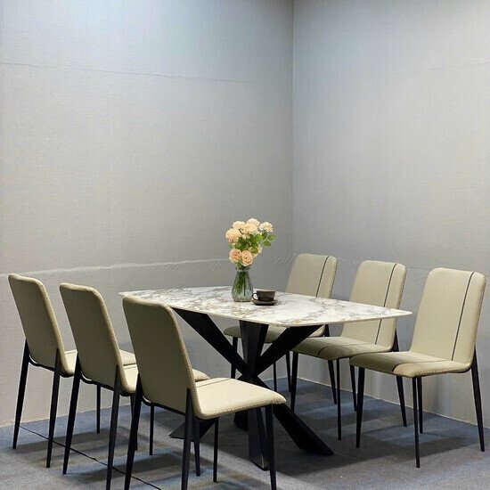 Bàn ăn 6 ghế nhập khẩu ZeNa AG 17