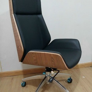 Ghế giám đốc lưng ốp gỗ GD015