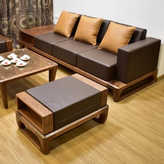 Sofa gỗ sồi TV01