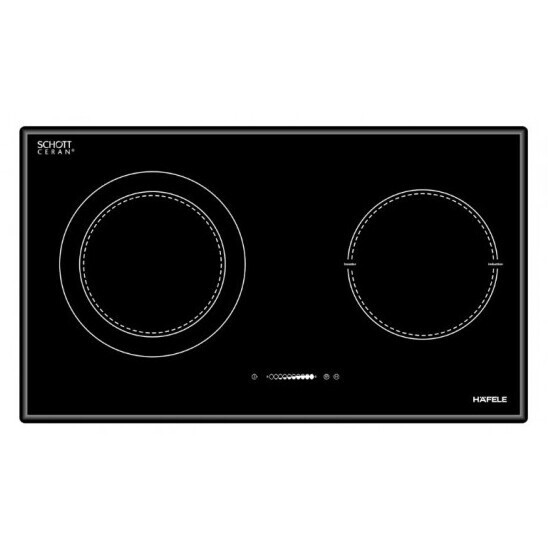 Bếp Điện Từ Hafele HC-M772B 536.01.815 Kết Hợp Hồng Ngoại 2 Vùng Nấu