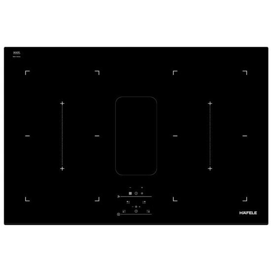 Bếp Điện Từ Hafele IHH77A 539.66.822 Kết Hợp Hút Mùi 4 Vùng Nấu