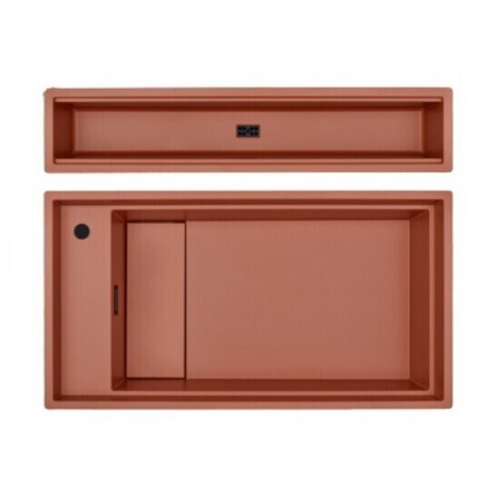 Chậu Đá Rửa Chén Malloca MYST K83S - MYST K83L Màu Cá Hồi