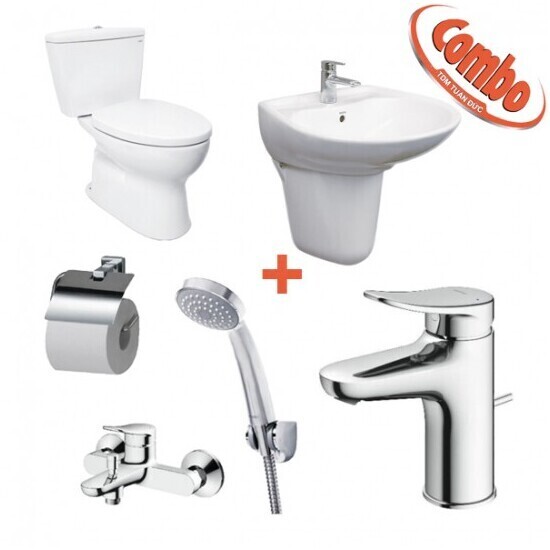 Combo TOTO 2 Bộ CS300DT3Y1 + LHT300CR + TLS04301V + TBS04302V + DGH104ZR + YH408RV