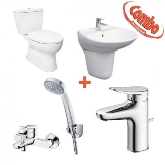 Combo TOTO 1 Bộ CS300DT3Y1 + LHT300CR + TLS04301V + TBS04302V + DGH104ZR