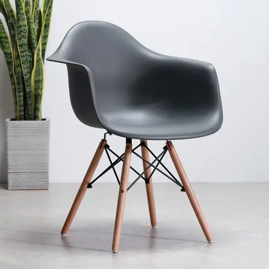 Ghế Eames mặt thuyền chân gỗ AG-20