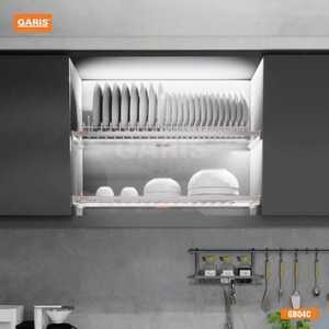 2. GIÁ ĐỂ BÁT ĐĨA INOX 2 TẦNG CỐ ĐỊNH GB04C