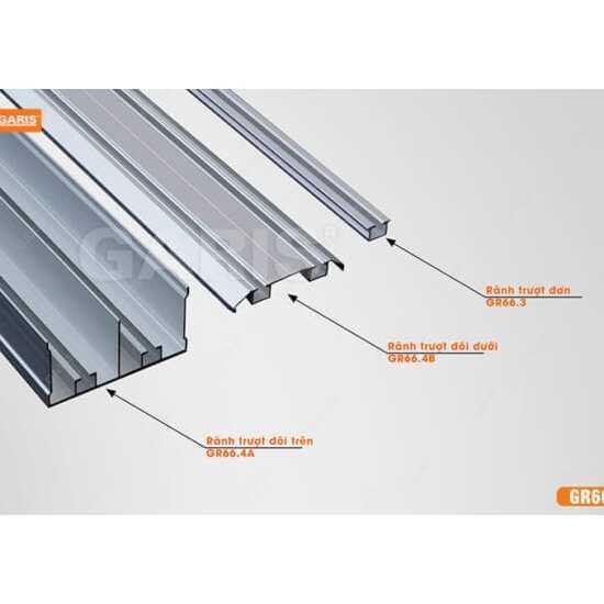 RAY TRƯỢT CỬA GỖ GR66
