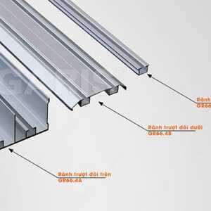 RAY TRƯỢT CỬA GỖ GR66
