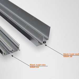 RAY TRƯỢT CỬA LÙA TREO GR69
