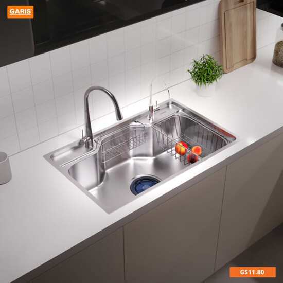 CHẬU RỬA 1 HỐ TO GS11.80