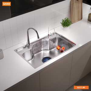 CHẬU RỬA 1 HỐ TO GS11.80