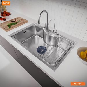 CHẬU RỬA 1 HỐ TO GS15.80