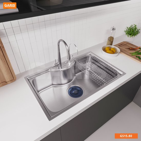 CHẬU RỬA 1 HỐ TO GS15.80