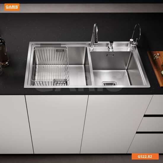 CHẬU RỬA ĐÔI, HAI HỐ CÂN GS23.82