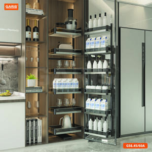 TỦ ĐỒ KHÔ 6 TẦNG, KHAY NHÔM VÁCH KÍNH, CÁNH MỞ GS6.45A(KÍNH SÁNG)