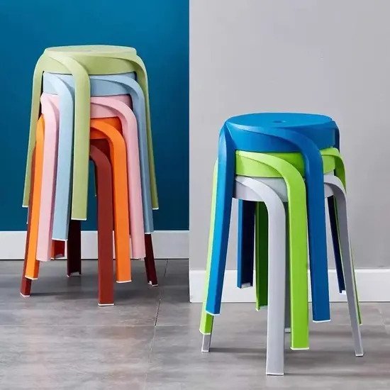 Ghế đôn nhựa đúc tròn hiện đại AG-25