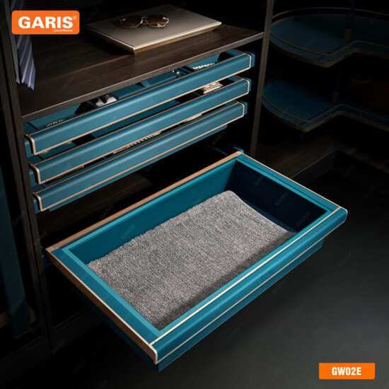 NGĂN KÉO ĐỂ ĐỒ GẬP BỌC DA GW02E