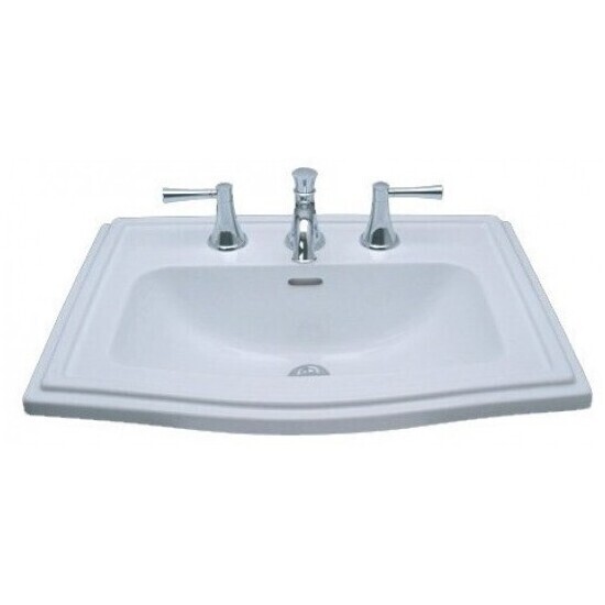[CLC] Chậu Rửa Mặt Lavabo TOTO LW781J#W Dương Vành 3 Lỗ