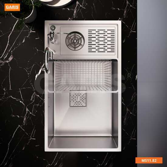 CHẬU RỬA CÓ MÁY RỬA CỐC, CHÉN MS11.82