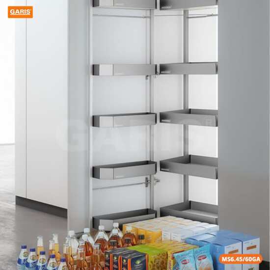 TỦ ĐỒ KHÔ 6 TẦNG, KHAY NHÔM, CÁNH MỞ MS6.45GA