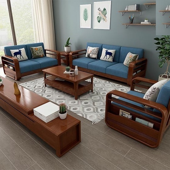 Sofa gỗ sồi Tv11