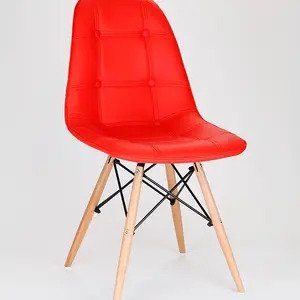 Ghế cafe nệm cúc chân gỗ AG-05