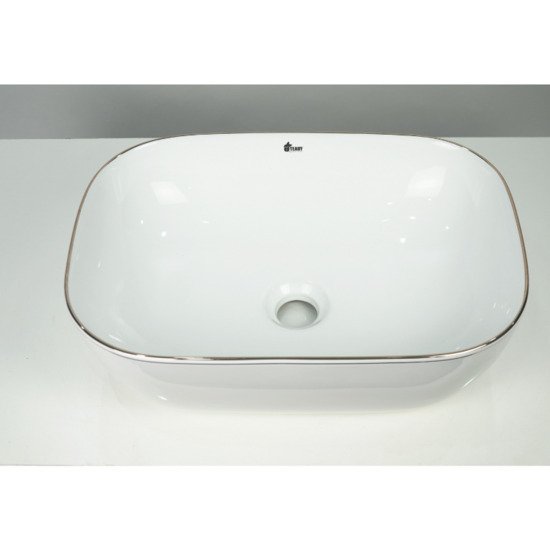 Chậu Lavabo dương bàn cao cấp LV 8524