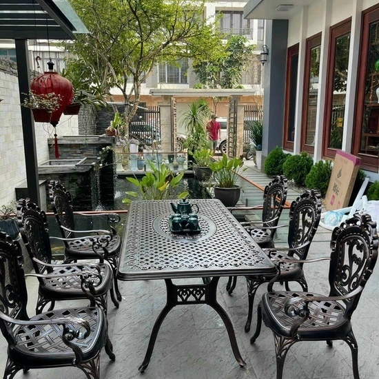 Bộ bàn ghế sân vườn A 19