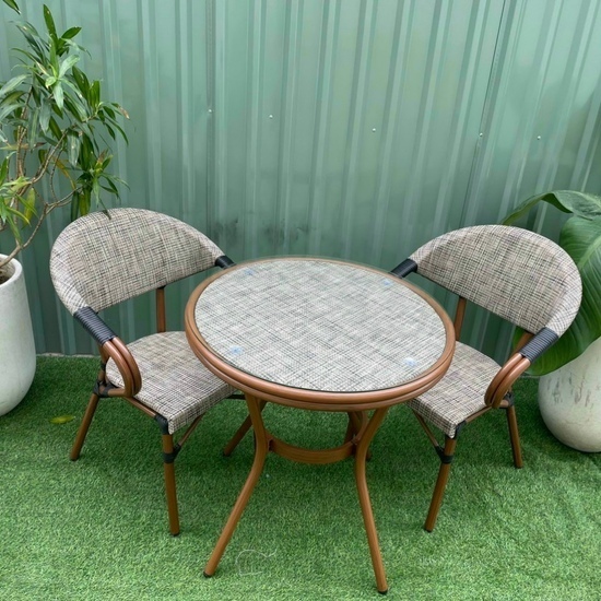 Bàn ghế sân vườn A 09