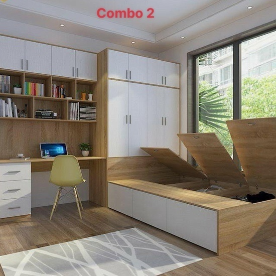 Combo giường tủ TV2