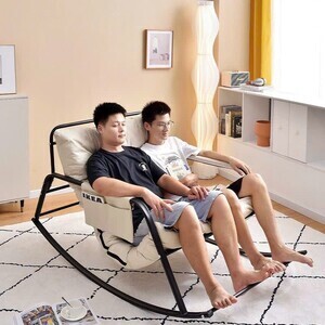 Ghế Thư Giãn Khung Sắt Bọc Nệm Êm Ái Kiểu Chữ C Độc ĐáoTV2