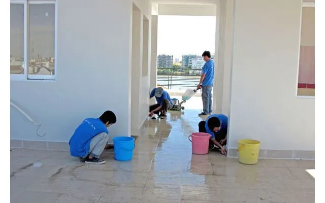 Vệ sinh sàn nhà sau xây dựng - những lưu ý cần phải biết