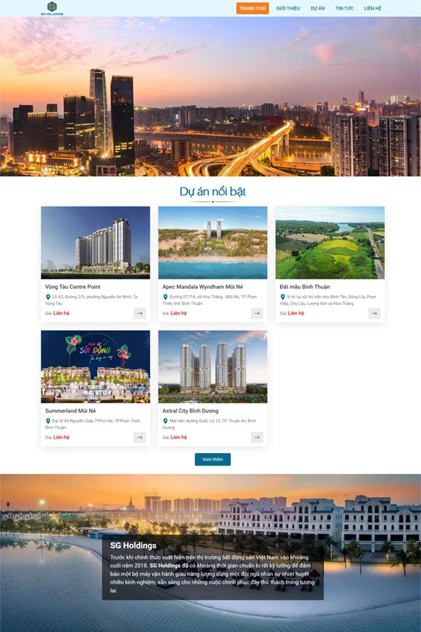 Bất động sản SGHoldings