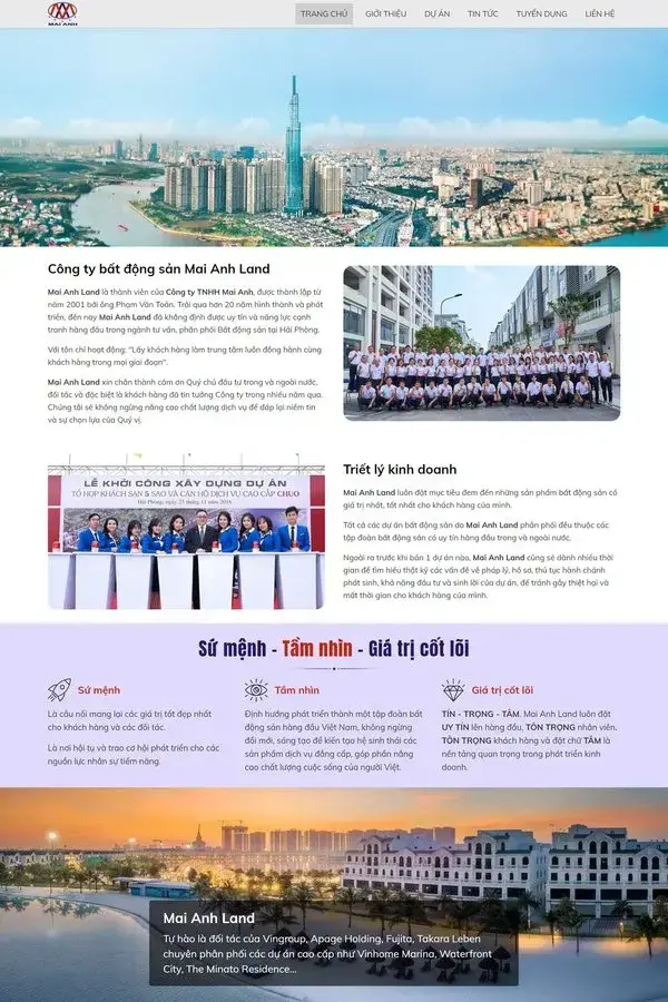 Công ty BĐS Mai Anh Land