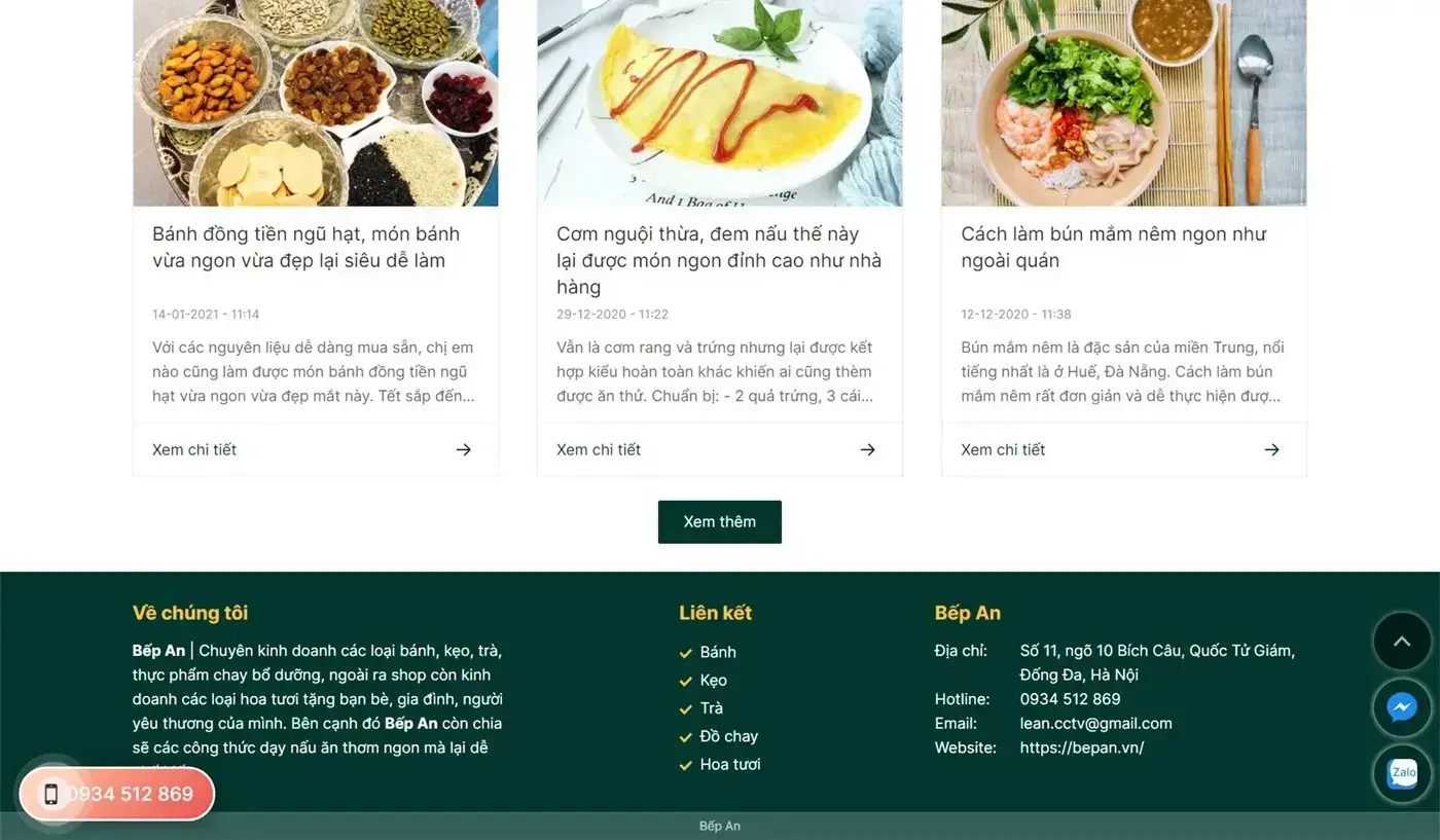 Tiệm bánh Bếp An