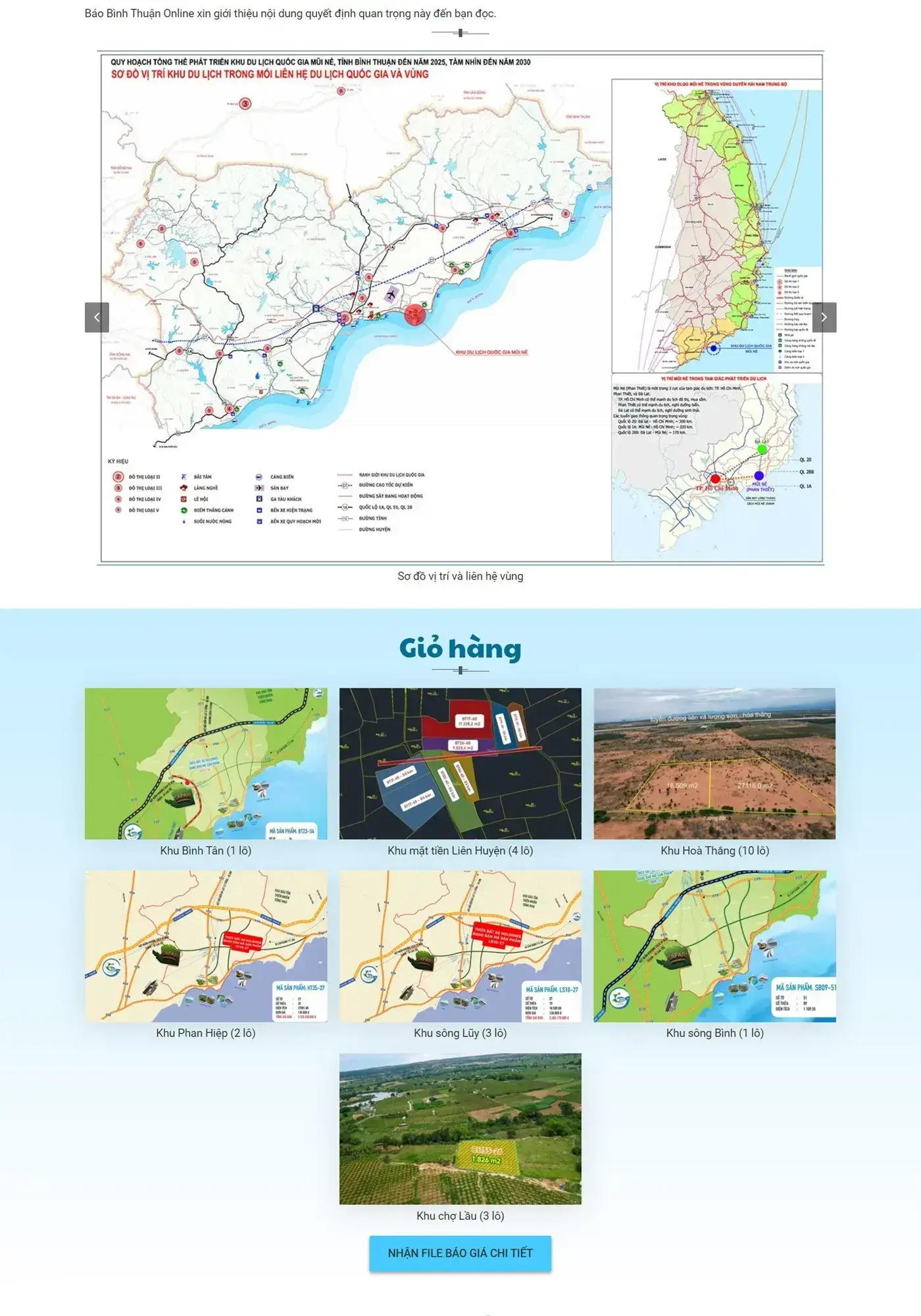 Đất nền Bình Thuận