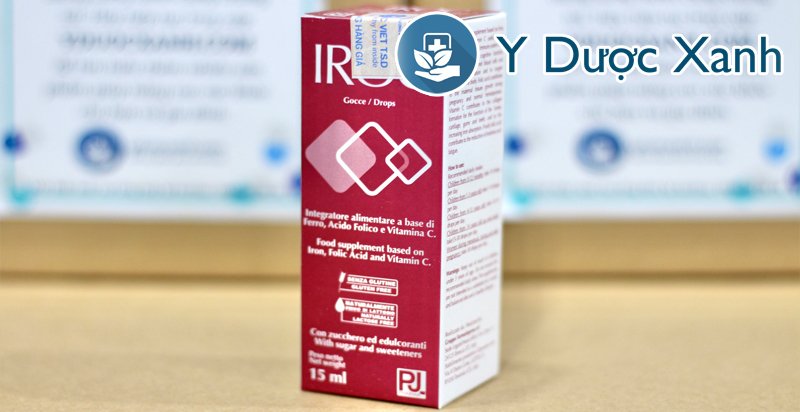 iroc, 15ml, sắt nhỏ giọt bổ máu cho trẻ em, trẻ sơ sinh của ý
