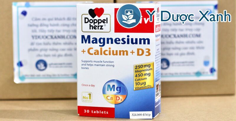 magnesium+calcium+d3, 30 viên, viên uống bổ sung calcium d3 cho người lớn của đức