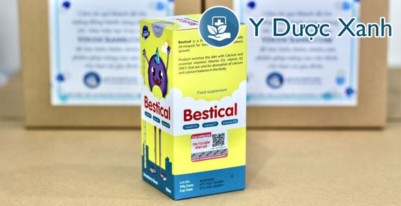 bestical, 120ml, siro hỗ trợ phát triển chiều cao cho trẻ nhỏ trên 4 tháng tuổi của slovenia
