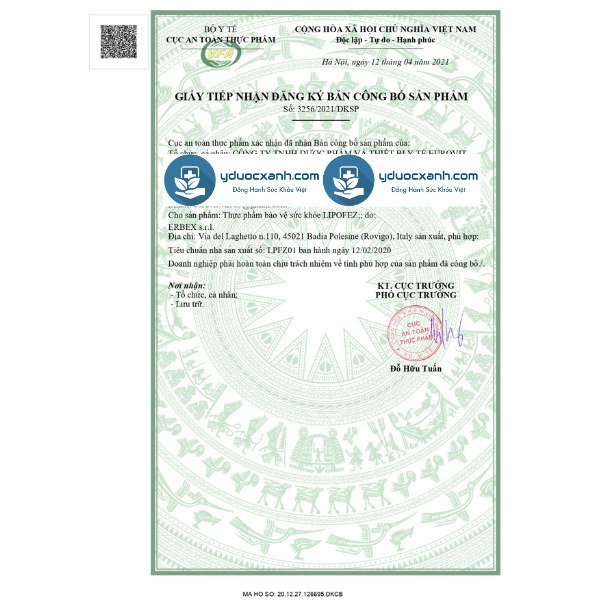 lipofez oral syrup, 150 ml, siro bổ máu cho trẻ sơ sinh, trẻ nhỏ từ 1 tháng tuổi của ý