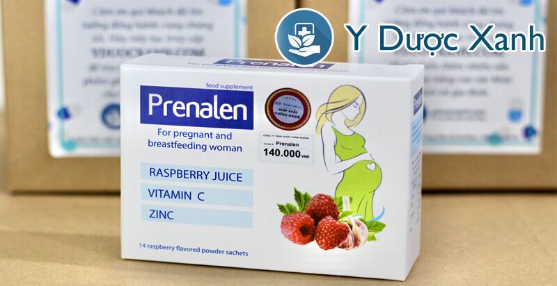 thảo dược prenalen, 14 gói, bột uống tăng đề kháng cho bà bầu, sau sinh của châu âu