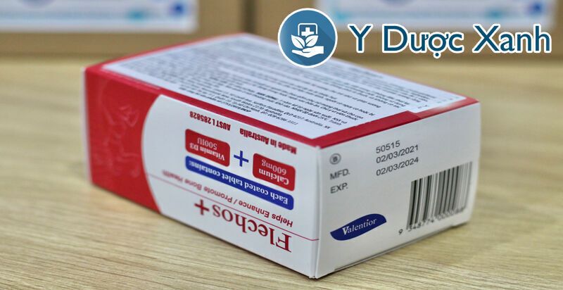 flechos+, 60 viên, bổ sung canxi và vitamin d cho phụ nữ của úc