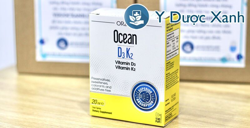 ocean d3 k2, 20ml, hỗ trợ phát triển xương, chiều cao cho bé, trẻ sơ sinh của thổ nhĩ kỳ