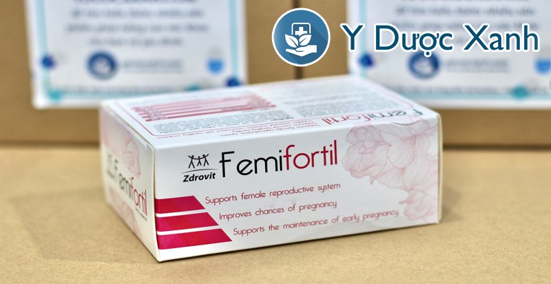 femifortil, 60 viên, viên uống bổ trứng, hỗ trợ và tăng cường khả năng thụ thai ở nữ giới của ba lan