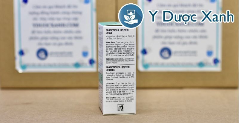 probiotic l. reuteri drops, 10ml, men vi sinh bổ sung lợi khuẩn, hỗ trợ cân bằng hệ vi sinh đường ruột của ý