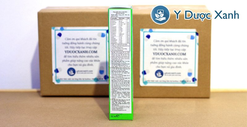 ocean fish oil, 150ml, siro dầu cá hỗ trợ tăng khả năng chống oxy hóa, tốt cho não bộ và mắt cho trẻ sơ sinh của thổ nhĩ kì