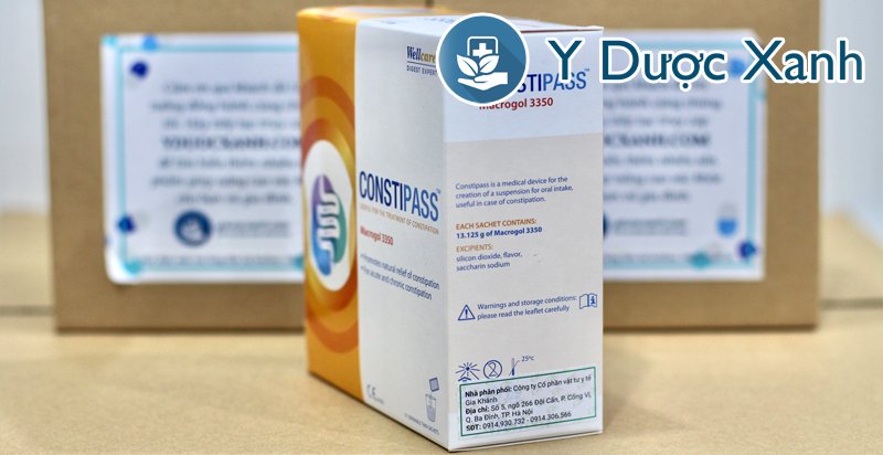constipass macrogol 3350, 20 gói, bột trị táo bón cho trẻ nhỏ, người lớn của ý