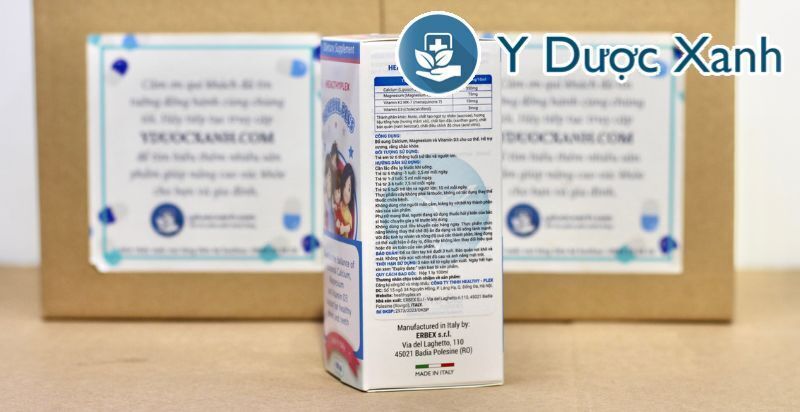healthyplex bonecal plus, 100ml, siro bổ sung calcium, magnesium, vitamin d3, hỗ trợ xương răng chắc khỏe