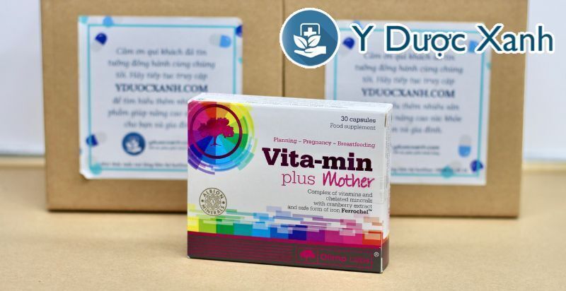 vita-min plus mother, bổ sung vitamin, khoáng chất cho bà bầu